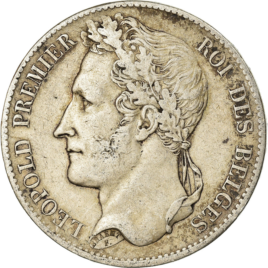 Coin, Belgium, Leopold I, 5 Francs, 5 Frank, 1849, VF(30-35), Silver, KM:3.2