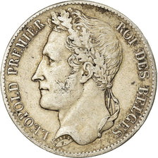 Coin, Belgium, Leopold I, 5 Francs, 5 Frank, 1849, VF(30-35), Silver, KM:3.2
