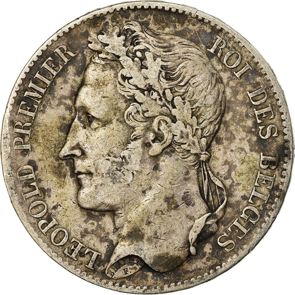 Coin, Belgium, Leopold I, 5 Francs, 5 Frank, 1849, VF(30-35), Silver, KM:3.2