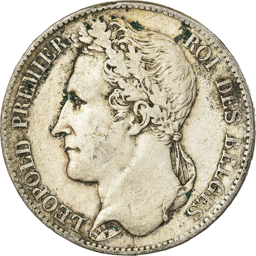 Coin, Belgium, Leopold I, 5 Francs, 5 Frank, 1849, VF(30-35), Silver, KM:3.2