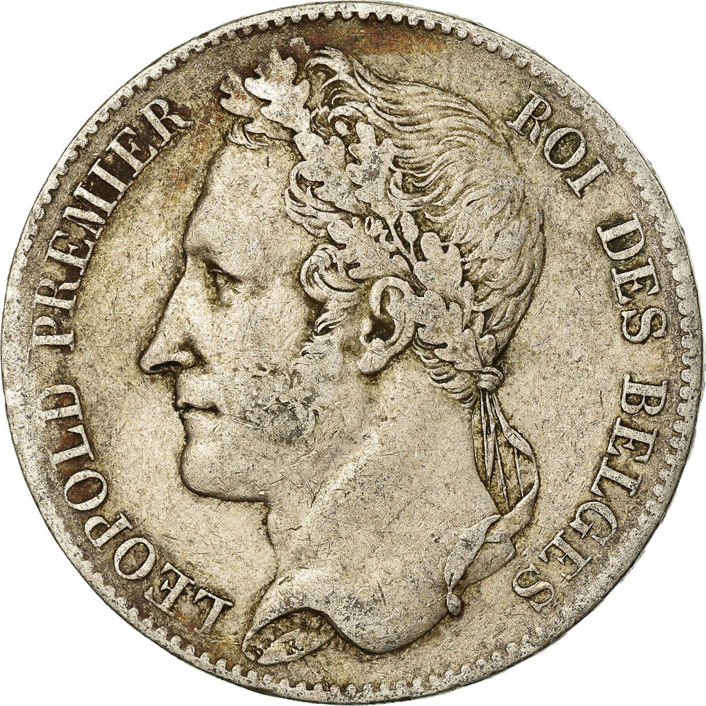 Coin, Belgium, Leopold I, 5 Francs, 5 Frank, 1849, VF(30-35), Silver, KM:3.2