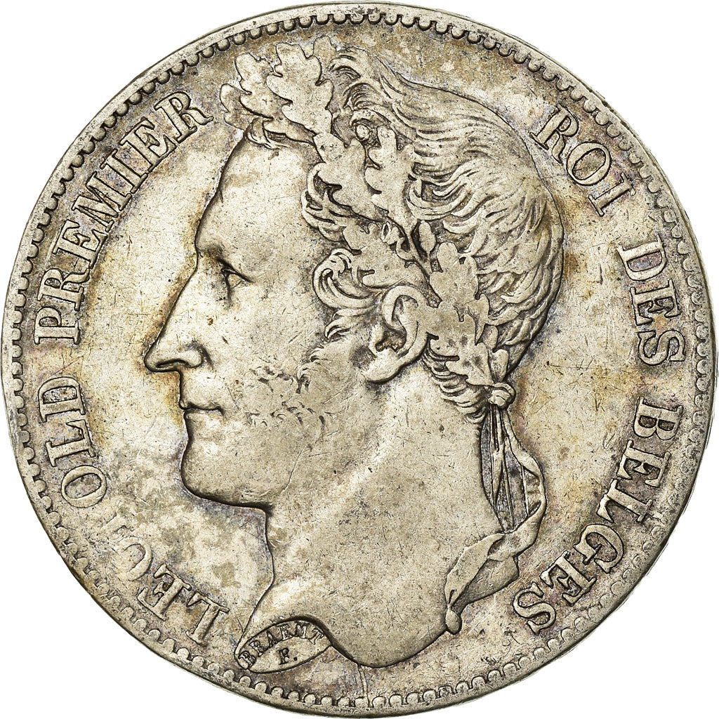 Coin, Belgium, Leopold I, 5 Francs, 5 Frank, 1849, EF(40-45), Silver, KM:3.2