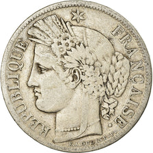 Coin, France, Cérès, 5 Francs, 1849, Paris, VF(30-35), Silver, KM:761.1