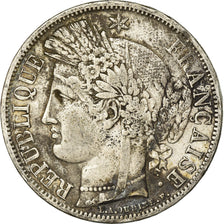 Coin, France, Cérès, 5 Francs, 1849, Paris, VF(30-35), Silver, KM:761.1