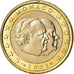 Monaco, Rainier III et Albert, Euro, 2001, MS(63), Bi-Metallic, KM:173