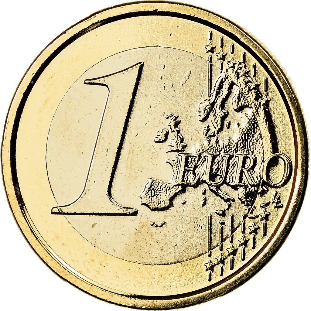 San Marino, Euro, 2014, gold-plated coin, SPL, Bi-metallico, KM:New