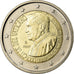 Vatican, 2 Euro, 80ème anniversaire de Benoit XVI, 2007, MS(63), Bi-Metallic