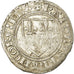 Moneta, Francja, Charles VI, Blanc Guénar, Tournai, VF(30-35), Bilon
