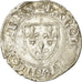 Monnaie, France, Charles VI, Blanc Guénar, Tournai, TB+, Billon, Duplessy:377A