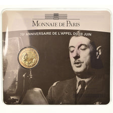 Francia, 2 Euro, Charles De Gaulle, Appel du 18 juin 1940, 2010, BU, FDC
