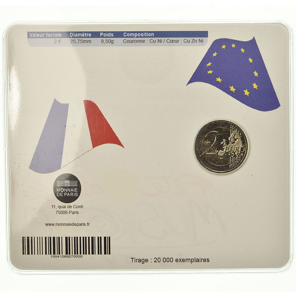 France, 2 Euro, Fête de la Musique, 2011, BU, MS(65-70), Bi-Metallic