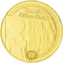 France, 5 Euro, 2012, Abu Simbel, Gold, KM:1907