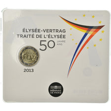 France, 2 Euro, Traité de l'Elysée, 2013, BU, MS(65-70), Bi-Metallic