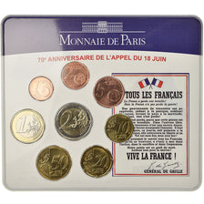 Frankrijk, Set, Charles De Gaulle, Appel du 18 juin 1940, 2010, 1c à 2€, FDC