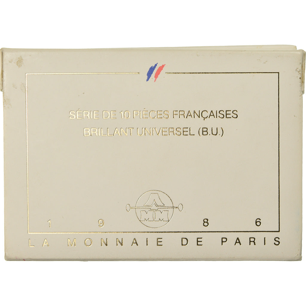 Coin, France, Monnaie de Paris, Set, 1986, 1c à 100 Fr, MS(65-70)