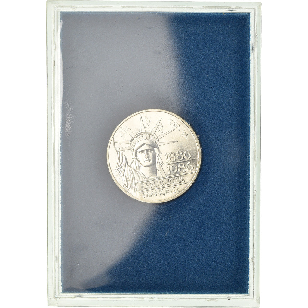 Coin, France, Statue de la Liberté, 100 Francs, 1986, BU, MS(65-70)
