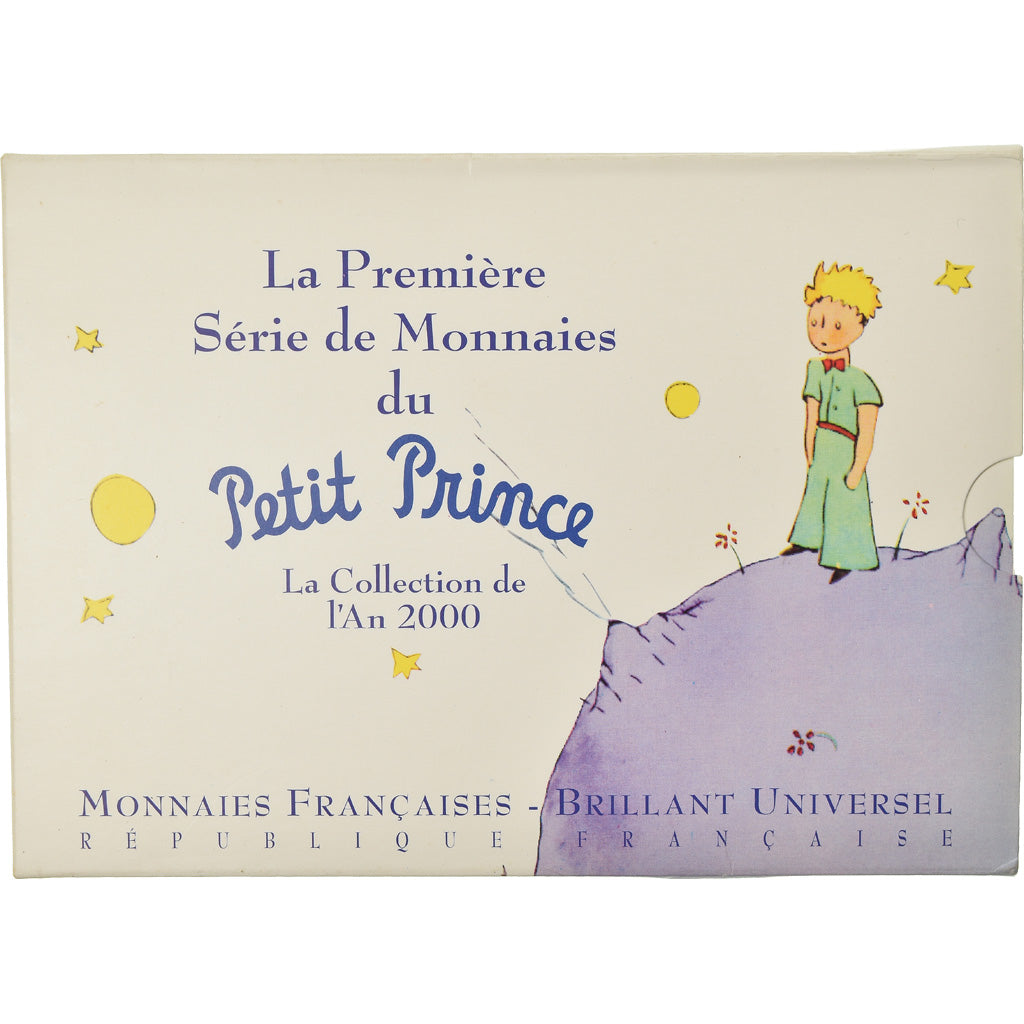 Coin, France, Petit Prince, Set, 2000, Paris, 5 c à 20 Fr, MS(65-70)