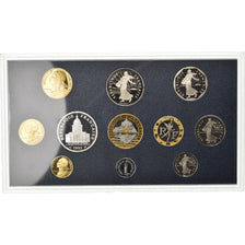 Coin, France, Proof Set Franc, 1995, Paris, 1c à 100 Fr, MS(65-70)