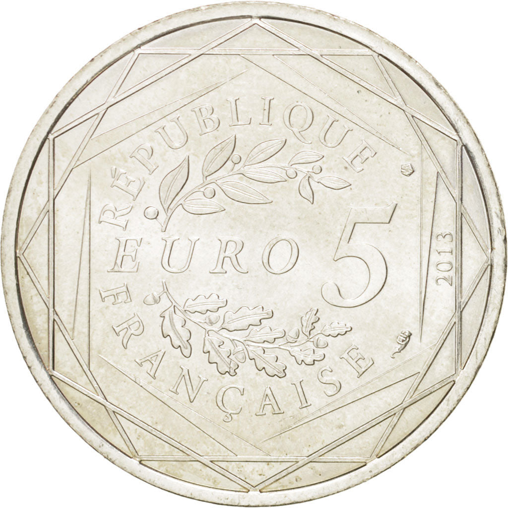 Coin, France, 5 Euros, 2013, MS(63), Silver