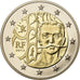 France, 2 Euro, Pierre de Coubertin, 2013, BE, MS(65-70), Bi-Metallic