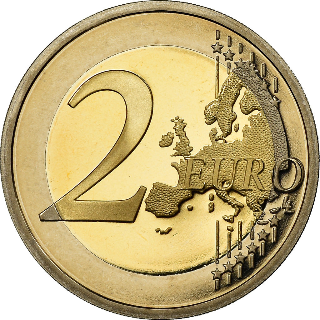 France, 2 Euro, Abbé Pierre, 2012, BE, MS(65-70), Bi-Metallic