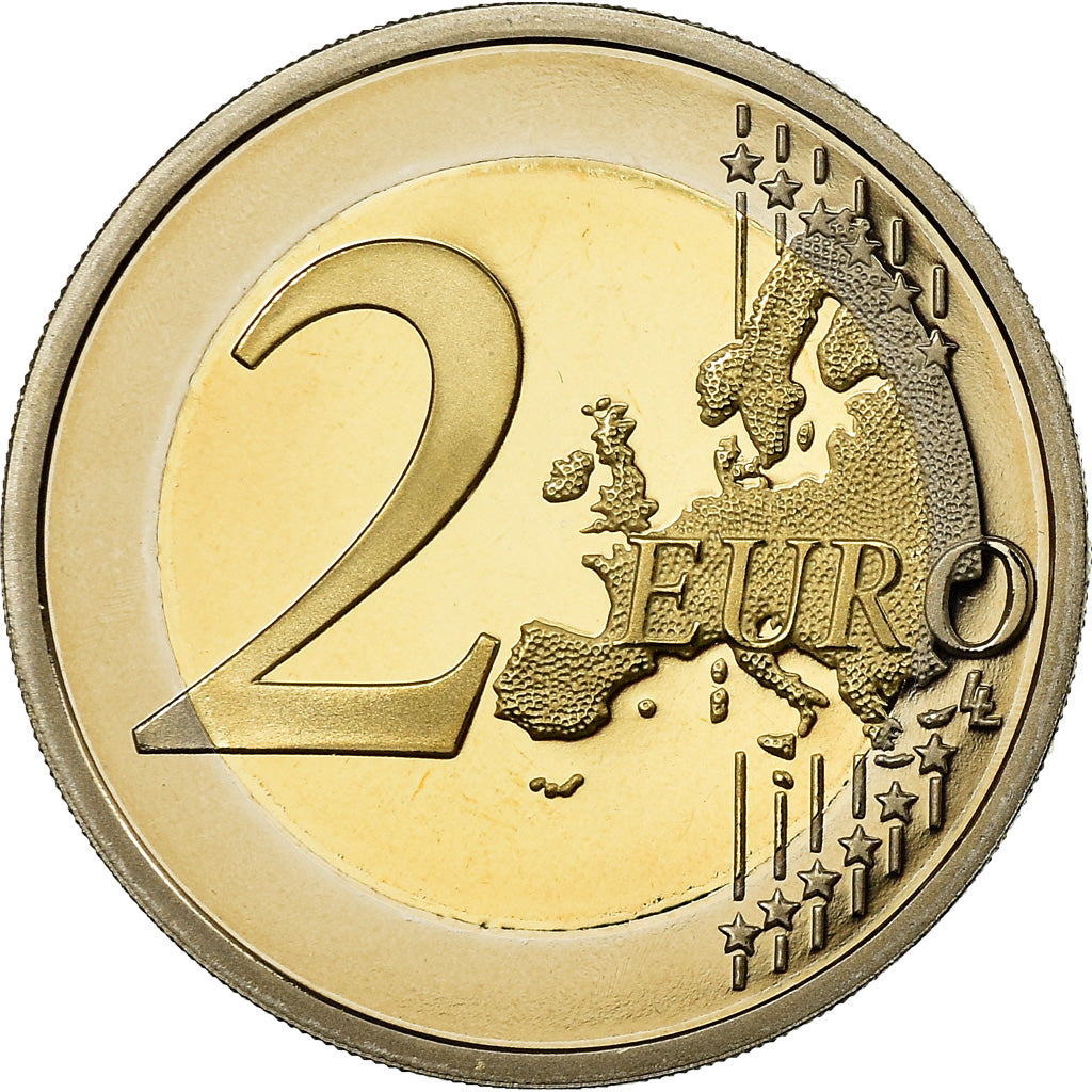 France, 2 Euro, Abbé Pierre, 2012, BE, MS(65-70), Bi-Metallic