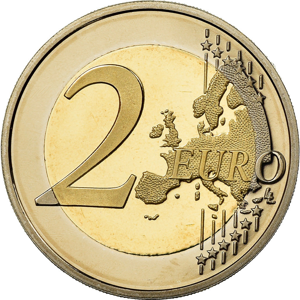 France, 2 Euro, 10ème Anniversaire de l'Euro, 2012, BE, MS(65-70), Bi-Metallic