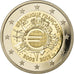 France, 2 Euro, 10ème Anniversaire de l'Euro, 2012, BE, MS(65-70), Bi-Metallic