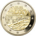 France, 2 Euro, Bataille de Normandie - DDAY, 2014, BE, MS(65-70), Bi-Metallic