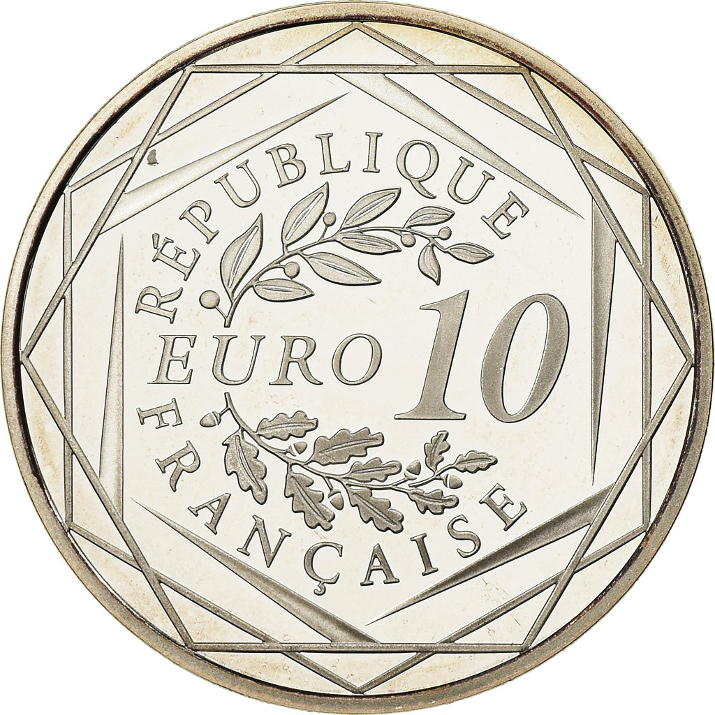 France, Monnaie de Paris, 10 Euro, Hercule, 2012, BE, MS(65-70), Silver