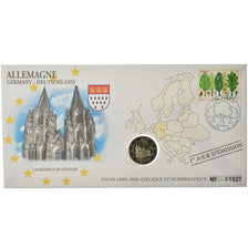 Germany, 2 Euro, 2011, Enveloppe philatélique numismatique, MS(63), Bi-Metallic