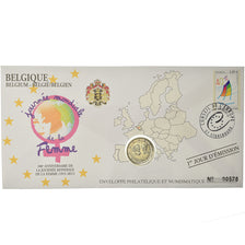 Belgium, 2 Euro, 2011, Enveloppe philatélique numismatique, MS(63), Bi-Metallic