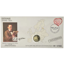 Estonia, 2 Euro, 2011, Enveloppe philatélique numismatique, SPL, Bi-metallico