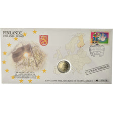 Finlandia, 2 Euro, 2009, Enveloppe philatélique numismatique, SPL, Bi-metallico