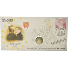 Finland, 2 Euro, 2012, Enveloppe philatélique numismatique, MS(63), Bi-Metallic