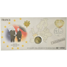 France, 2 Euro, 2013, Enveloppe philatélique numismatique, MS(63), Bi-Metallic