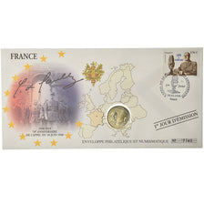 Francia, 2 Euro, 2010, Enveloppe philatélique numismatique, SPL, Bi-metallico