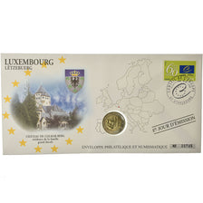 Luxembourg, 2 Euro, 2008, Enveloppe philatélique numismatique, MS(63)