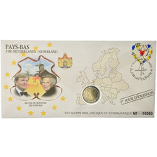 Netherlands, 2 Euro, 2013, Enveloppe philatélique numismatique, MS(63)