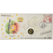 Portugal, 2 Euro, 2013, Enveloppe philatélique numismatique, UNZ, Bi-Metallic
