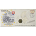 Slovacchia, 2 Euro, 2009, Enveloppe philatélique numismatique, SPL
