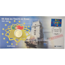 Portugal, 2 Euro, 2007, Enveloppe philatélique numismatique, MS(63)