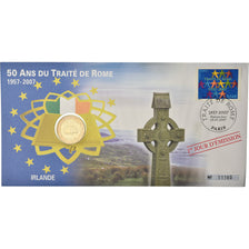 Ireland, 2 Euro, 2007, Enveloppe philatélique numismatique, MS(63), Bi-Metallic