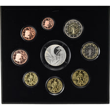 France, Proof Set Euro, 2015, 1c à 10 €, MS(65-70)