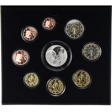 France, Monnaie de Paris, Proof Set Euro, 2016, 1c à 10 €, MS(65-70)
