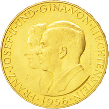 Monnaie, Liechtenstein, Prince Franz Josef II, 50 Franken, 1956, SPL, Or, KM:16
