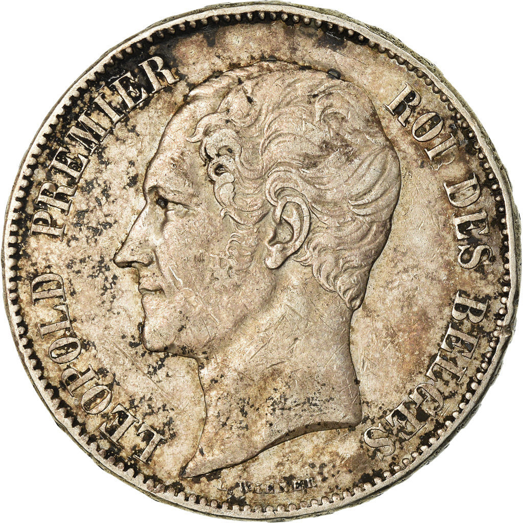 Coin, Belgium, Leopold I, 5 Francs, 5 Frank, 1853, EF(40-45), Silver, KM:17
