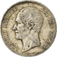 Coin, Belgium, Leopold I, 5 Francs, 5 Frank, 1865, VF(30-35), Silver, KM:17