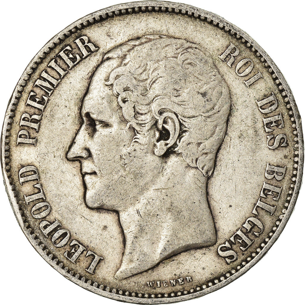 Coin, Belgium, Leopold I, 5 Francs, 5 Frank, 1865, VF(30-35), Silver, KM:17