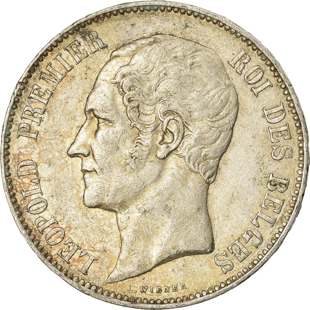 Monnaie, Belgique, Leopold I, 5 Francs, 5 Frank, 1865, TTB, Argent, KM:17